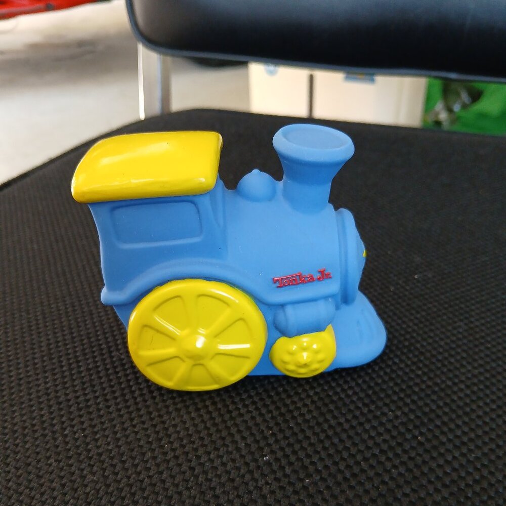 Tonka Jr - Blue Soft Rubber Train 2002